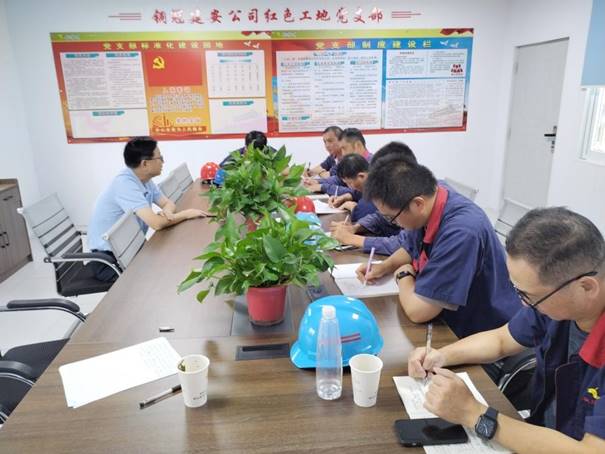 公司開(kāi)展第三季度安全、環(huán)保、消防綜合檢查 